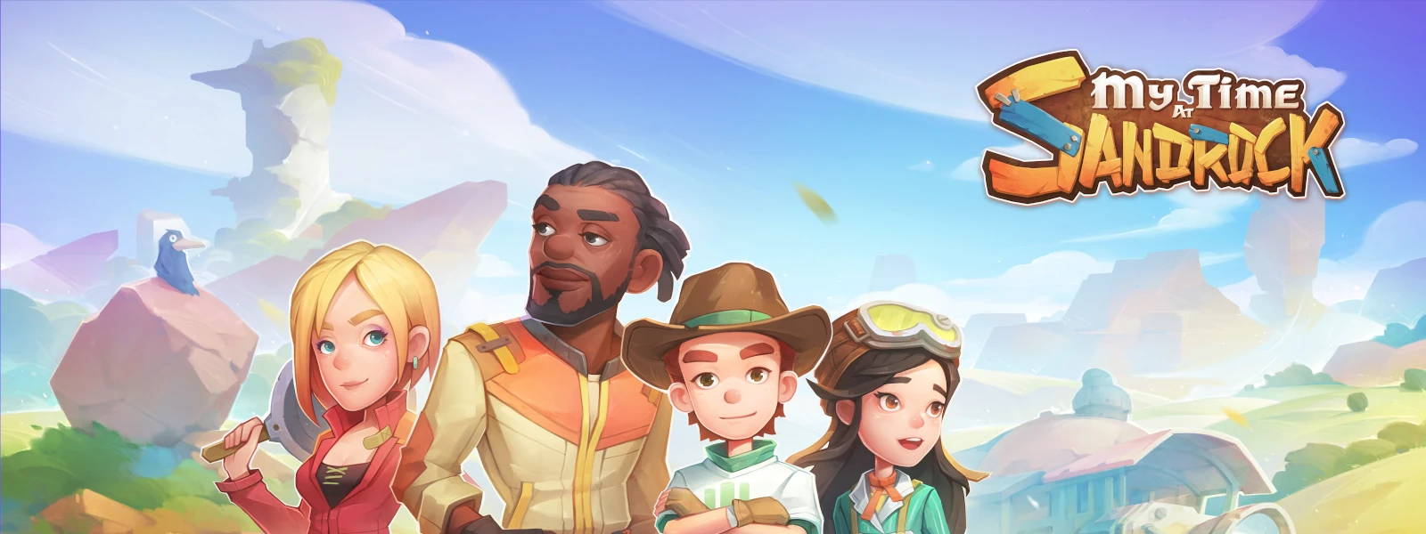 Arte de capa para o jogo My Time at Sandrock