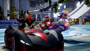 Personagens do universo Sonic estão presentes ao torneio de corrida de kart.
